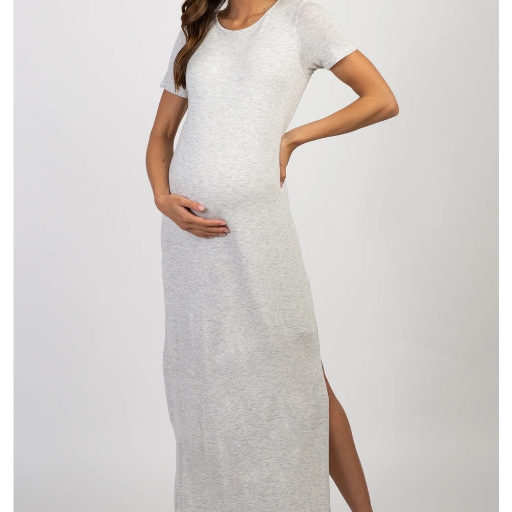 Pinkblush Gray Maxi Dress